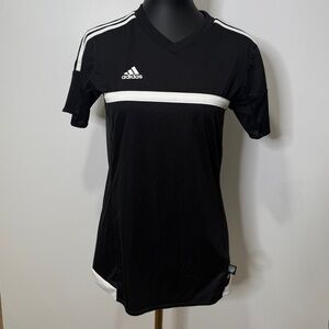 Adidas‎ Black Jersey with White Stripes